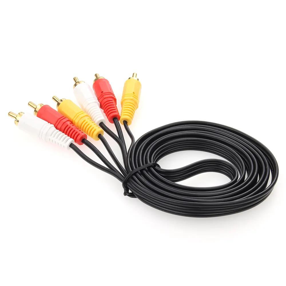 Cavo adattatore da Jack 3,5mm audio video a 3 RCA maschio