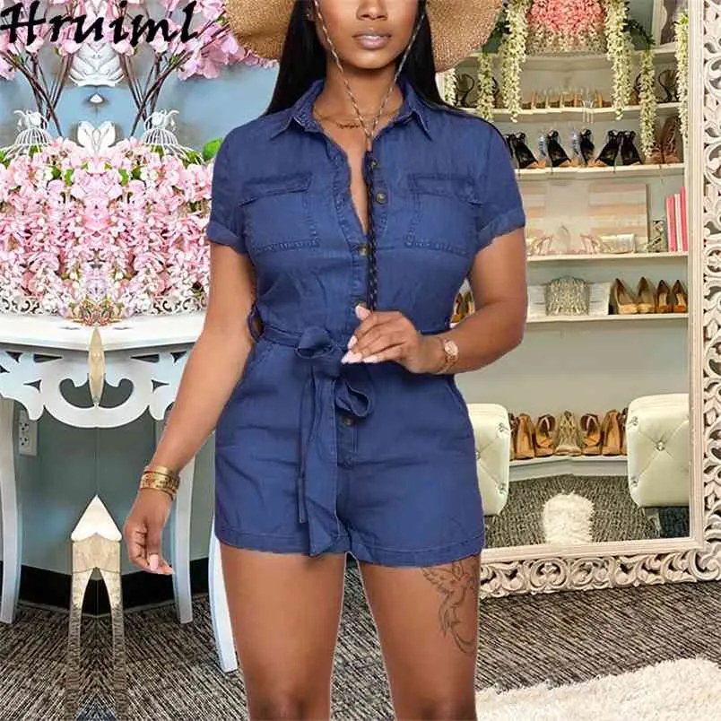 Summer Denim Bodycon Jumpsuit With Short Sleeves, Fashionable Overalls,  Denim Chair Sashes, And Shorts For Women Plus Size Streetwear Outfit 210513  From Jiao02, $22.01
