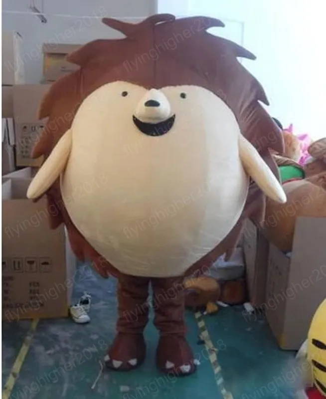 Hallowee Hedgehog Mascotte Kostuum Hoge Kwaliteit Cartoon Anime Thema Karakter Carnaval Volwassen Unisex Jurk Kerstverjaardag Party Outdoor Outfit