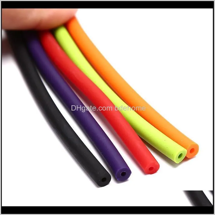 5mm*5m outdoor natural latex rubber tube stretch elastic slingshot replacement band catapults sling rubber