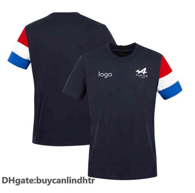 F1 Team 2021 Cykelbilkläder Kortärmad T-shirt Polyester Speed ​​Torka Customizable T Shirts Niaw