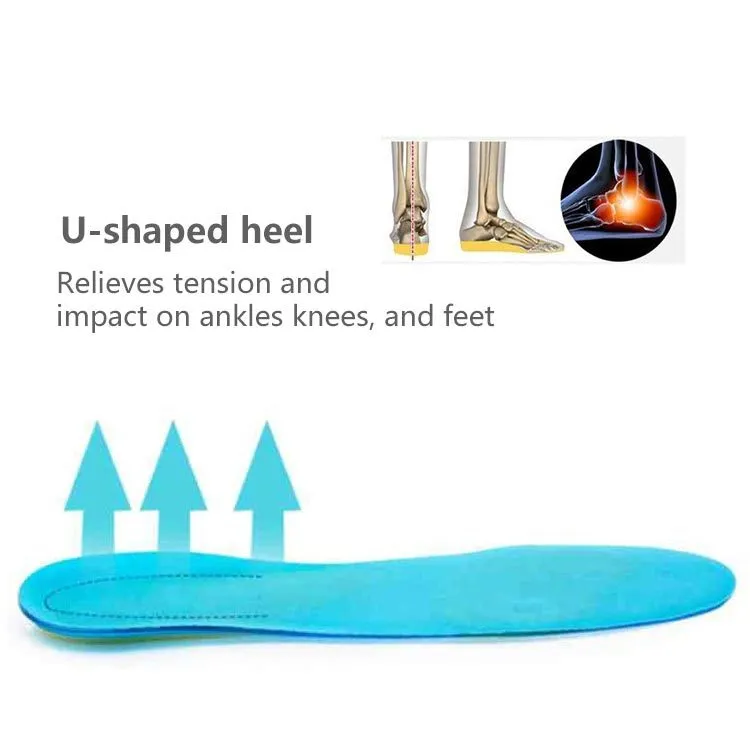 Heel-spur-running-sport-Insoles-shock-absorption-pads-arch-orthopedic-insole-silicon-Gel-Insoles-foot-care