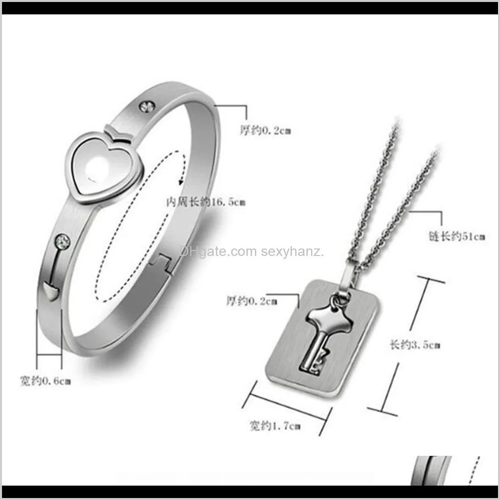 straight jewelry creative couple interlocking love soars to the sky concentric lock key bracelet