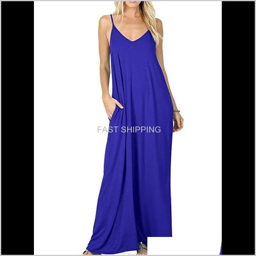 Women Solid Long Beach Maxi Boho