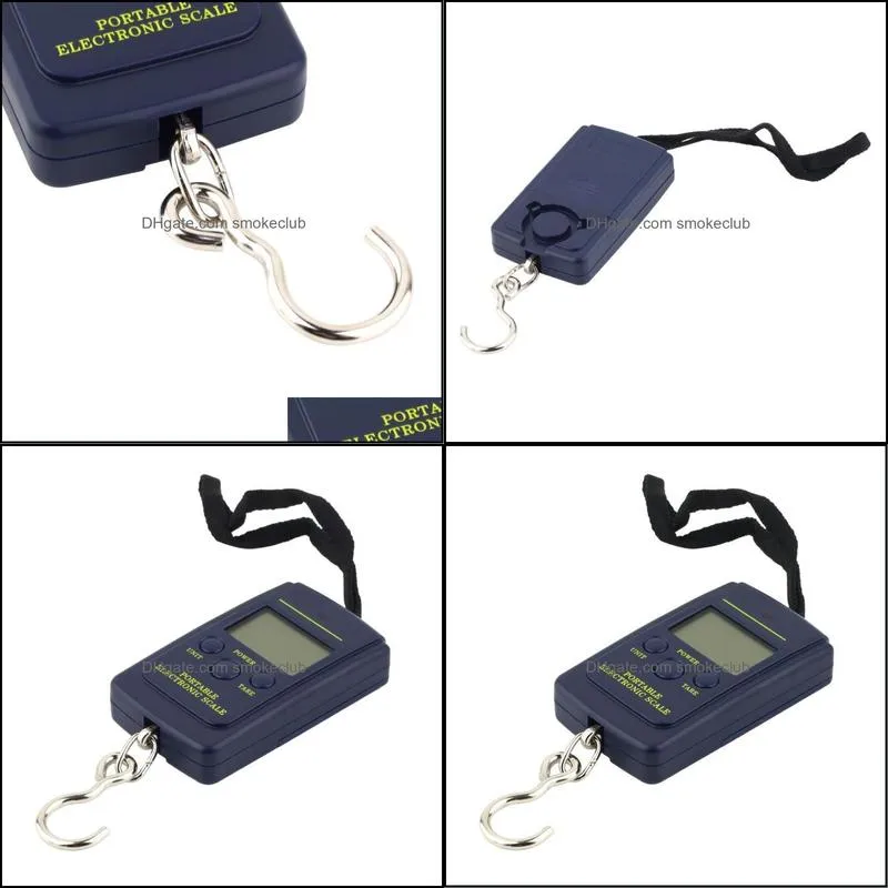 40kg X 10g Portable Mini Electronic Scale Hanging Fishing Hook Pocket Weighing 20g Search Free Ship Accessories