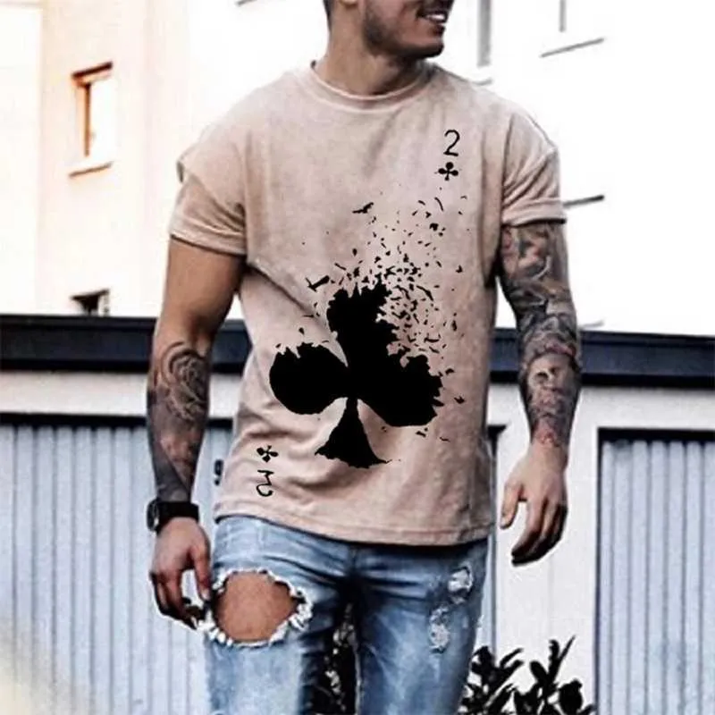 Men's T-shirt Summer Casual Shirt Clothing O-neck Male ee ops Hip Hop Streetwear shirt Fashion For 210629