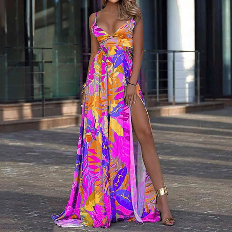 Women's summer boho casual long maxi evening party deals cocktail beach dress sundress