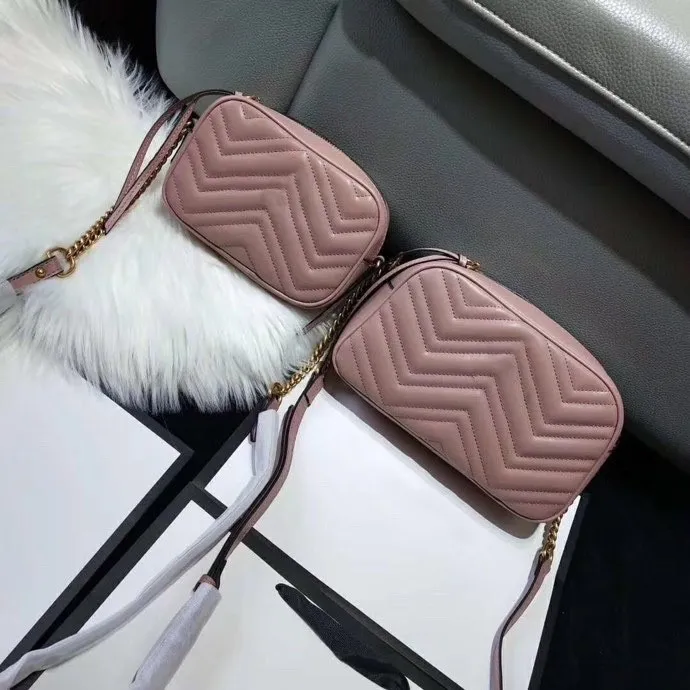 2021 High Quality luxurys G designers Fashion womens CrossBody bag Shoulder Bags Letter Handbag ladies purse Chains Cross Body Clutch Camera Handbags