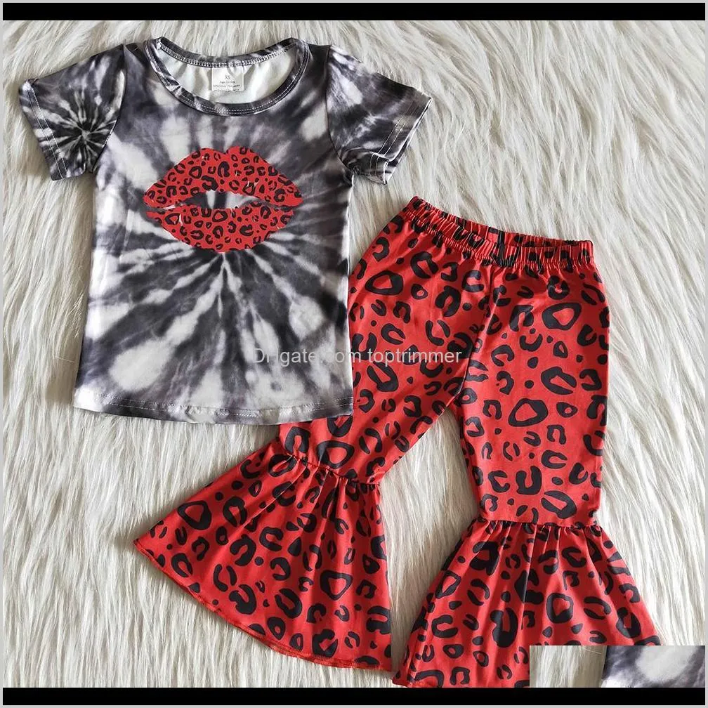 hot sale toddler baby girls designer clothes milk silk boutique kids clothing girls bell bottom outfits wholesale children`s clothing