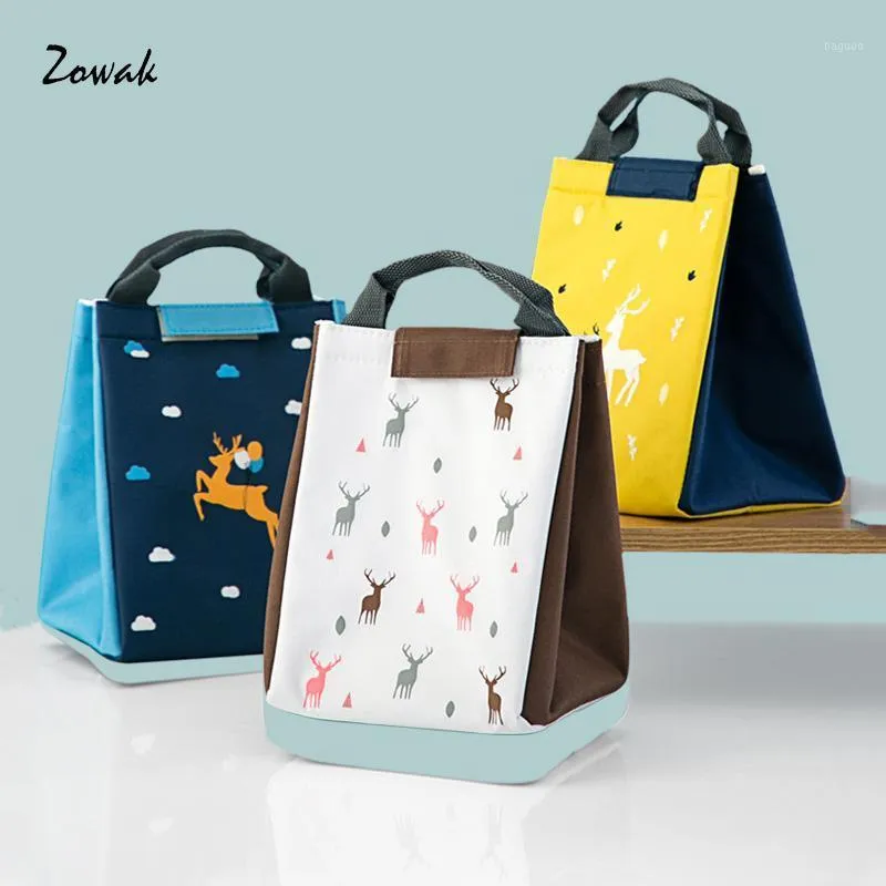 Opbergzakken Lunchzak Waterdichte Oxford Tote Thermische Picknick Herbruikbare Koelere Doos voor Woman Man School Office Outdoor Work