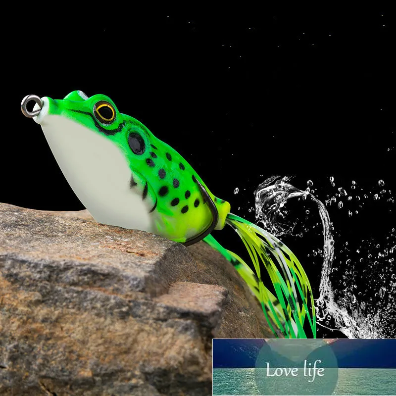 2pcs New Style Soft Toad Frogs Bass Fishing Lure Hollow Body Top water  Frogs Fishing Lures Baits decoration Factory price expert design Quality  Latest