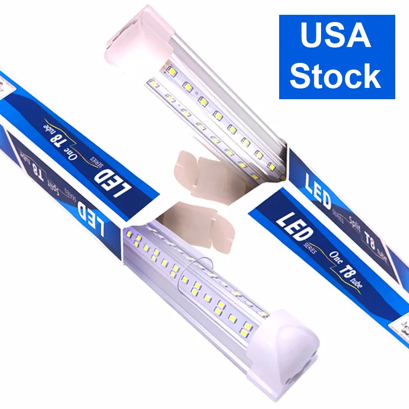 Super Bright 8ft LED Shop Lights For Garage, V Shape 5ft Led Fluorescent Lights