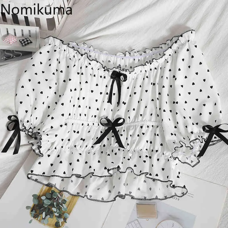 mangata Heartneck blouse♡ White/Multi Heart Embroidered Blouse | WHISTLES | Whistles US |