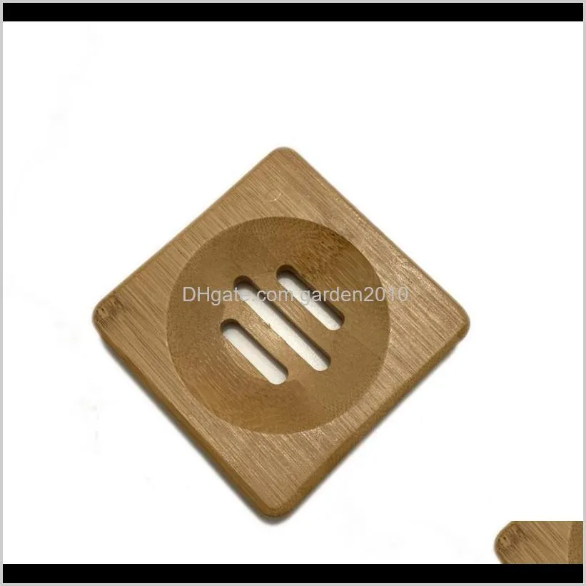 natural bamboo soap dish simple bamboo soap holder rack plate tray bathroom soap holder case 3 styles