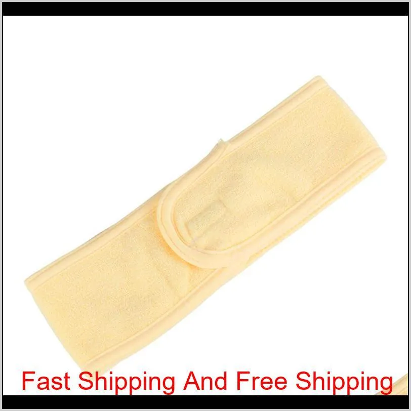 women salon spa facial headband adjustable women beauty makeup hairband soft bath face cleaning hair wrap towel