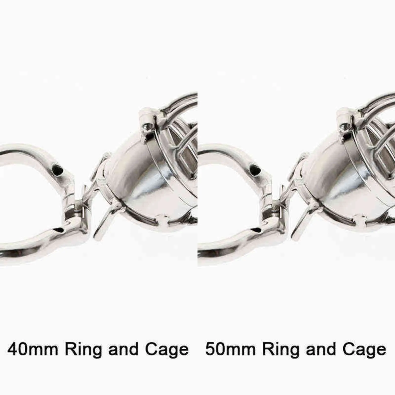 Cockrings for Male Chastity Urządzenia Cage Ze Stali Nierdzewnej Pierścień blokujący z aktywnym okrążeniem penisa Stealth Locks Sex Zabawki 1123