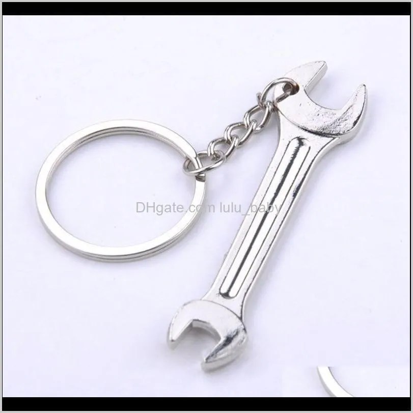 Keychains mode -accessoires drop levering 2021 1 stcs creatieve gereedschap sleutel sleutel ketting sleutelring sleutelhanger sleutelhanger verstelbare dsBM3