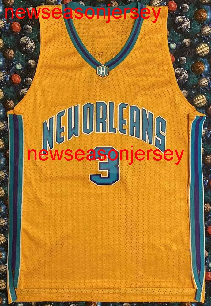 100% sömnad vintage Chris Paul Basketball Jersey Mens Women Youth Number Name Jerseys XS-6XL