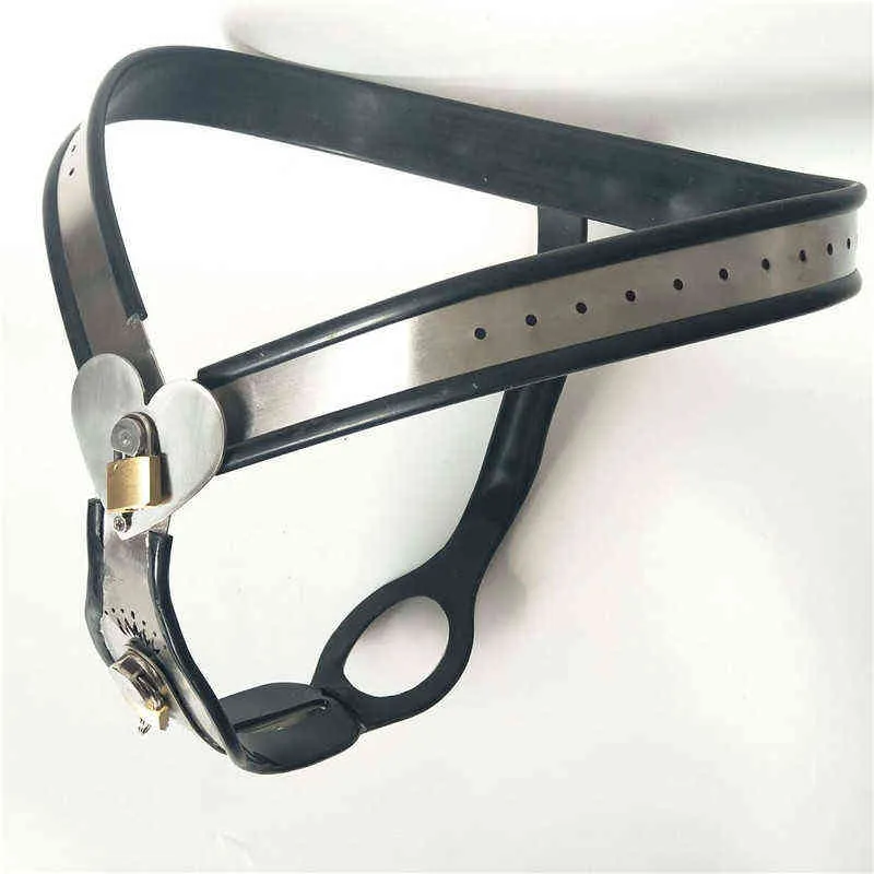 NXY Cockriings Cinto de Chastity Cinto Fêmea Dispositivo de Roupa Interna com Removível Stopper Coração Coroa Forma Bondage Adulto Brinquedos Sexuais Para As Mulheres 1124