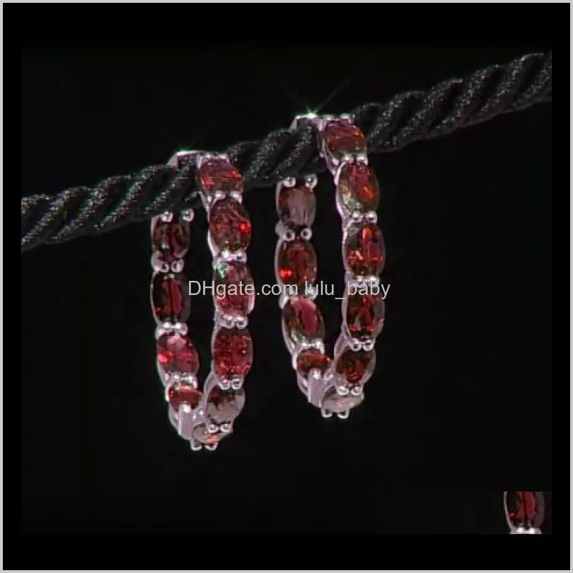 uue jewelry lab created ruby rhodium over silver earrings jewelry accessories are exquisite and exquisite artificial ruby