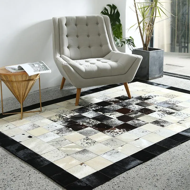 Tapis Creative 3D Motif de fourrure animale imprimé pour salon Style nordique Tapis Tapis Tapetes Para Sala De Estar