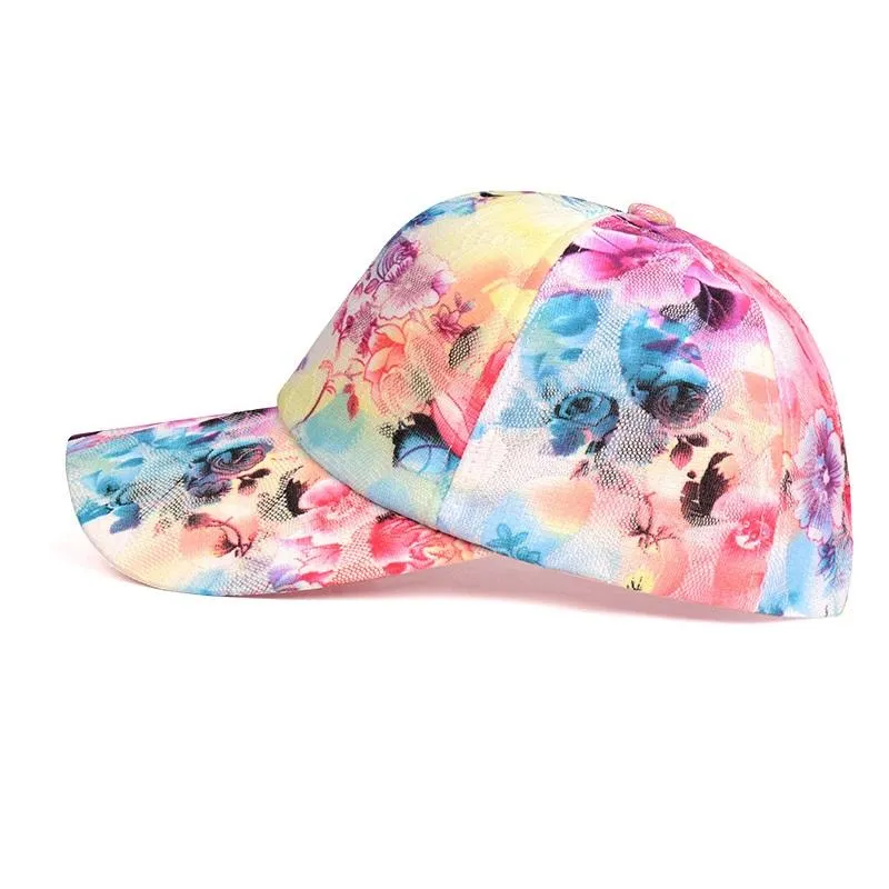 2022 Fashion Personality Net Red Temperament Caps Printed Baseball Cap Sunscreen Hat