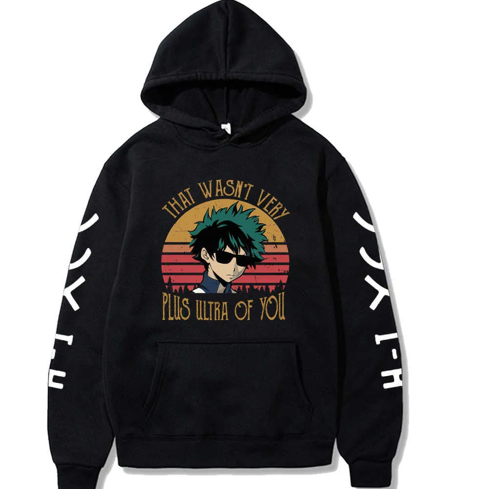 My Hero Academia That Wasn'T Very Plus Ultra Of You Printed Men/women Hoodie Long Sleeve Sweatshirt Y0804