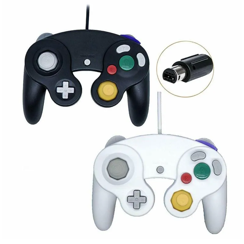 Gamepad Wired Nintend NGC GC Controlador Wii Wiiu Gamecube Joystick Joypad Consoles de jogos Acessórios