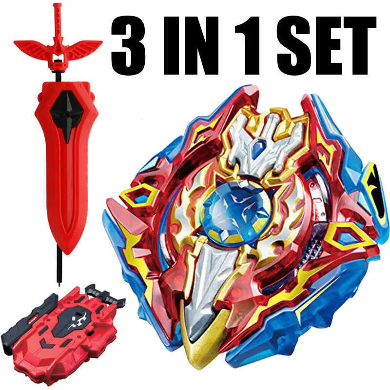 Bayblade Tops Sieg XCalibur Xcalius Excalibur Spinning Top Burst Starter W / Launcher B-92 W / New Sword LR Launcher X0528