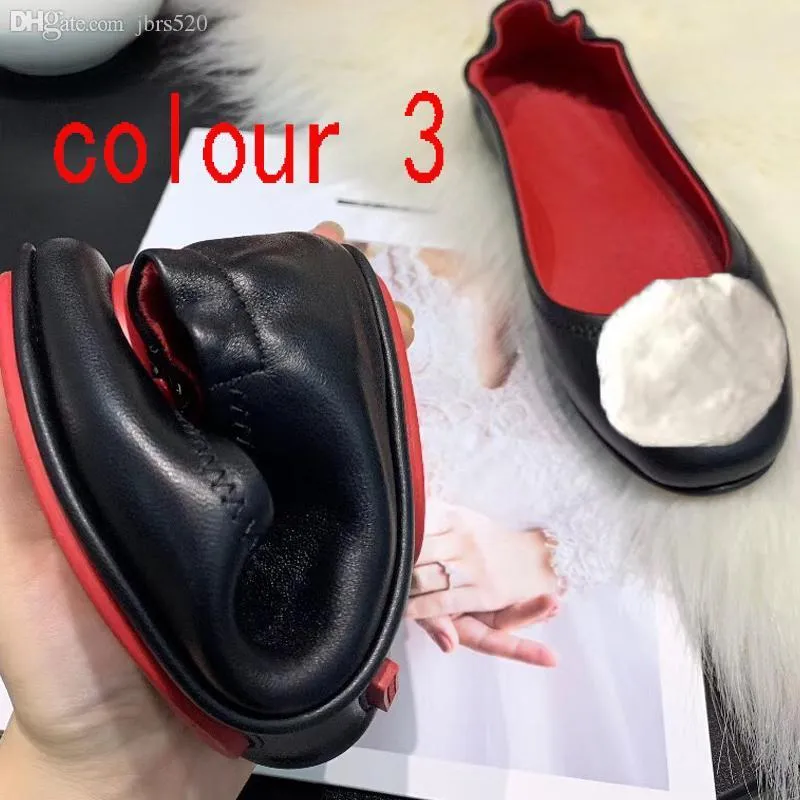 designer Dress Ballet shoes Spring Autumn 100% Soft sheepskin Metal Skull fashion women Flat Egg roll boat shoe Lady leather Lazy dance Loafers Large size 34-42 With box