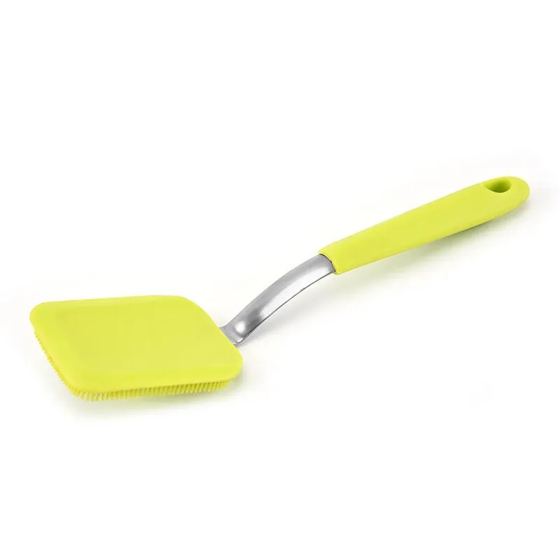 Silicone Cleaning Brush Kitchen Decreasing Dish Brush Handle Wash Pot Brushes Kitchens Gadgets Can Be Hung GH0065