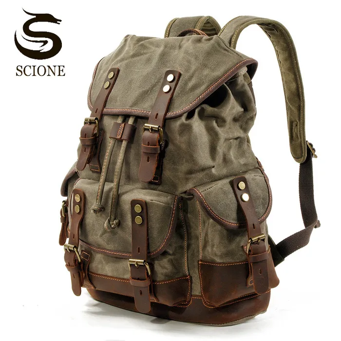 Compra Bolsas Hombres Vintage Mochilas Vintage Hombre Impermeable Cerrar  Lona Mochila Ocio Gran Viajes Rucksack Mochila Portátil Bolsa Bolsa De  Libros Escolarbag XA58M Barato | Entrega Rápida Y Calidad | Es.Dhgate
