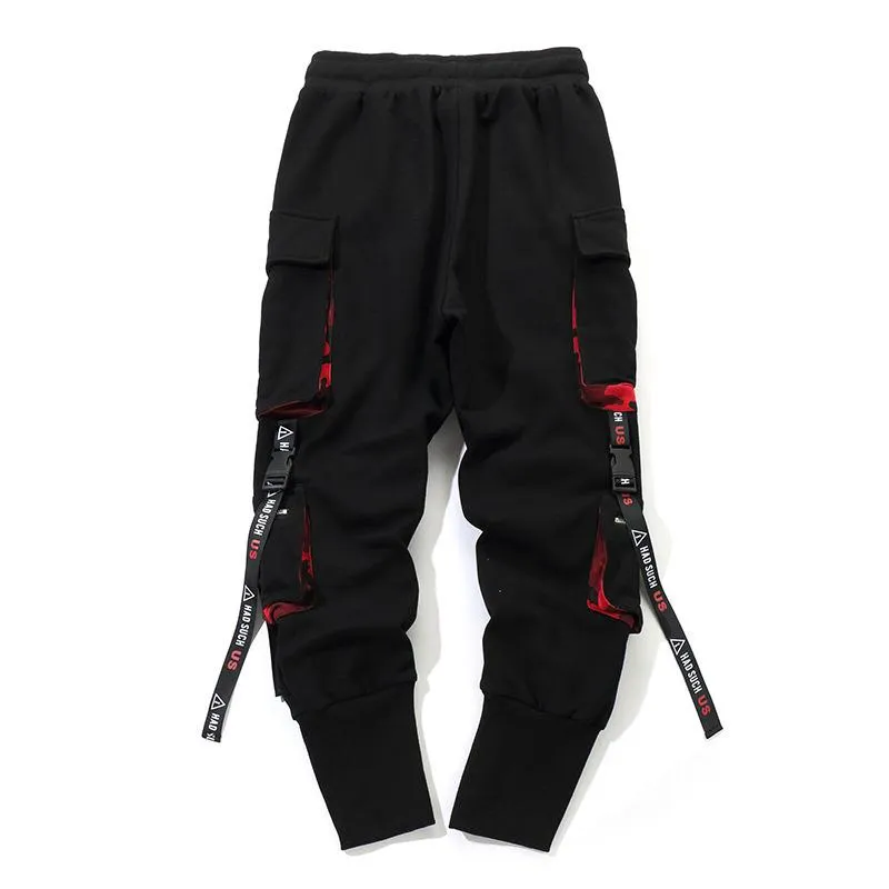 Men's 2024 Work Cargo Pants: Durable Techwear Trousers with Buckle Straps  and Pockets