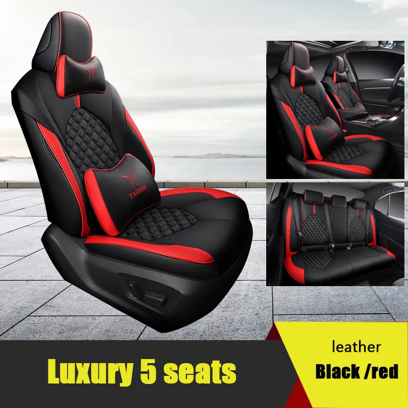 Red leather seat covers on sale toyota camry