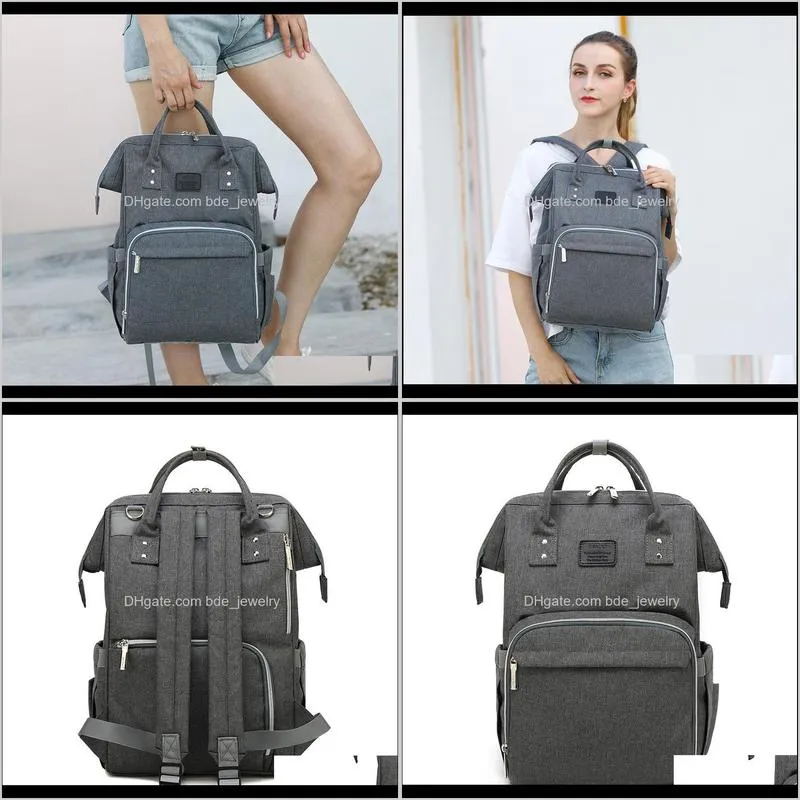 fashion mummy maternity diaper bag large nursing bag travel backpack designer stroller baby bag baby care nappy backpack 201110