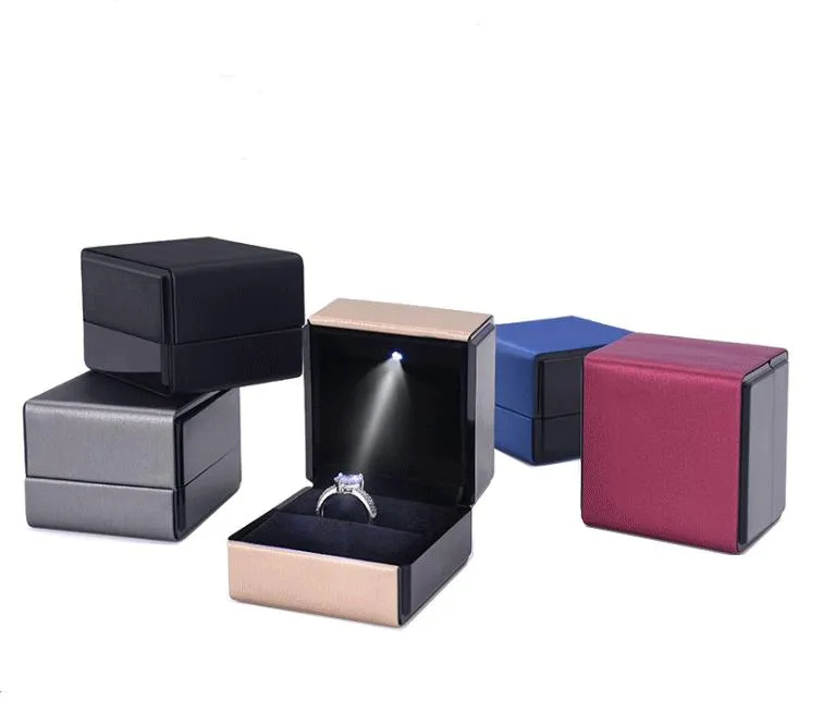 Boîte à Bagues Gravée En Acrylique Hexagonale Personnalisée