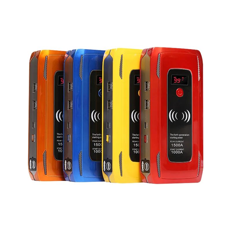 26000mah Car Jump Starter Emergency Starting Power Supply Outdoor Travel 12V Portable Mobile Electric Lighting Sets270B