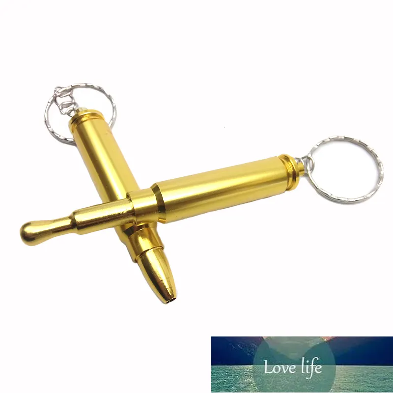 Bullet Shape Smok Metal Pipes Multifunction Portable Creative Pendant Smoking Pipe Key Chain Herb Tobacco Pipe Gift Grinder