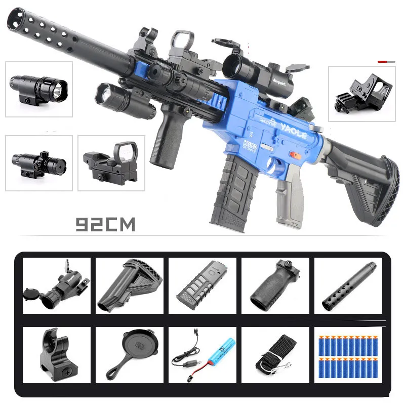 Brinquedos De Arma M416 Ejetor De Concha Arma De Bala Macia EVA Bala Manual  Explosão Elétrica Menino Rifle De Assalto Arma De Brinquedo Infantil Jogo  Ao Ar Livre Adulto CS De $251,81