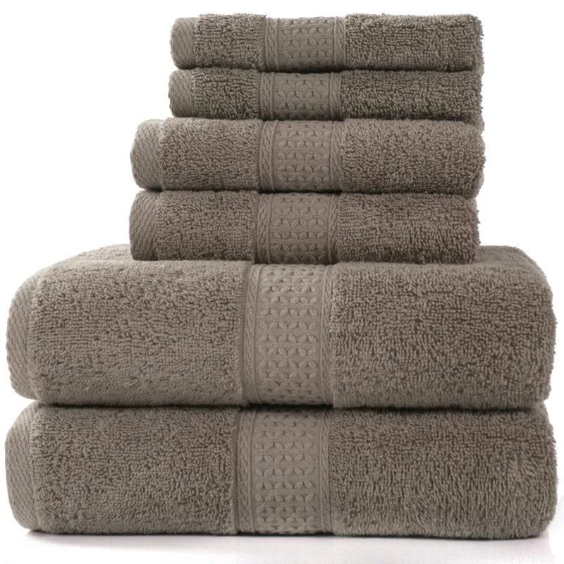 タオルの高級バスタブセット、2つの大きなタオル、2つの手ぬぐいタオロース。 EL品質ソフトコットン高吸収浴室タオル
