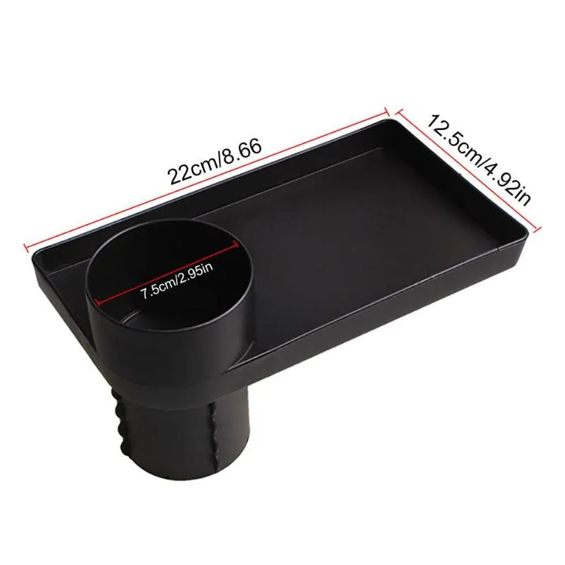 Plateau porte-gobelet organisateur de voiture pour manger une boisson durable avec un grand espace de stockage et une large compatibilité avec la plupart des voitures Tr