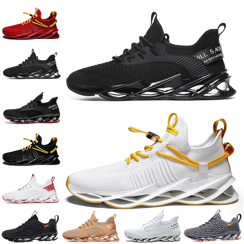 Wholesale Non Brand Men Women Running Shoes Blade Slip On Triple Black