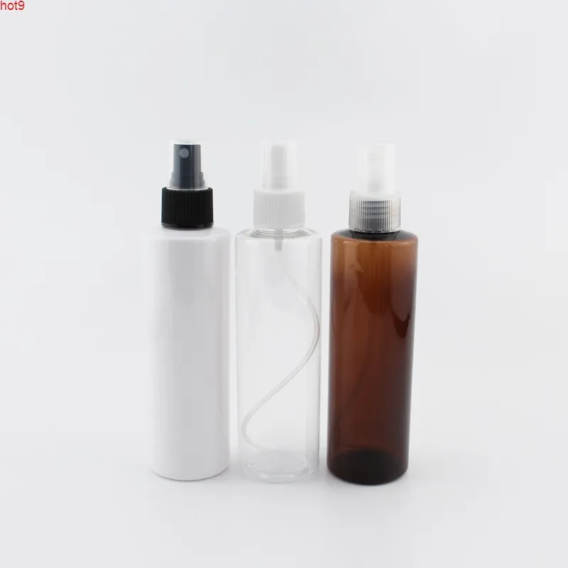 200 ml x 12 farbige leere PET-Sprühpumpe, DIY-Flasche für Körperpflege, Kunststoff-Nebelsprühbehälter, Parfüm, Bewässerung von Blumen, gute Menge