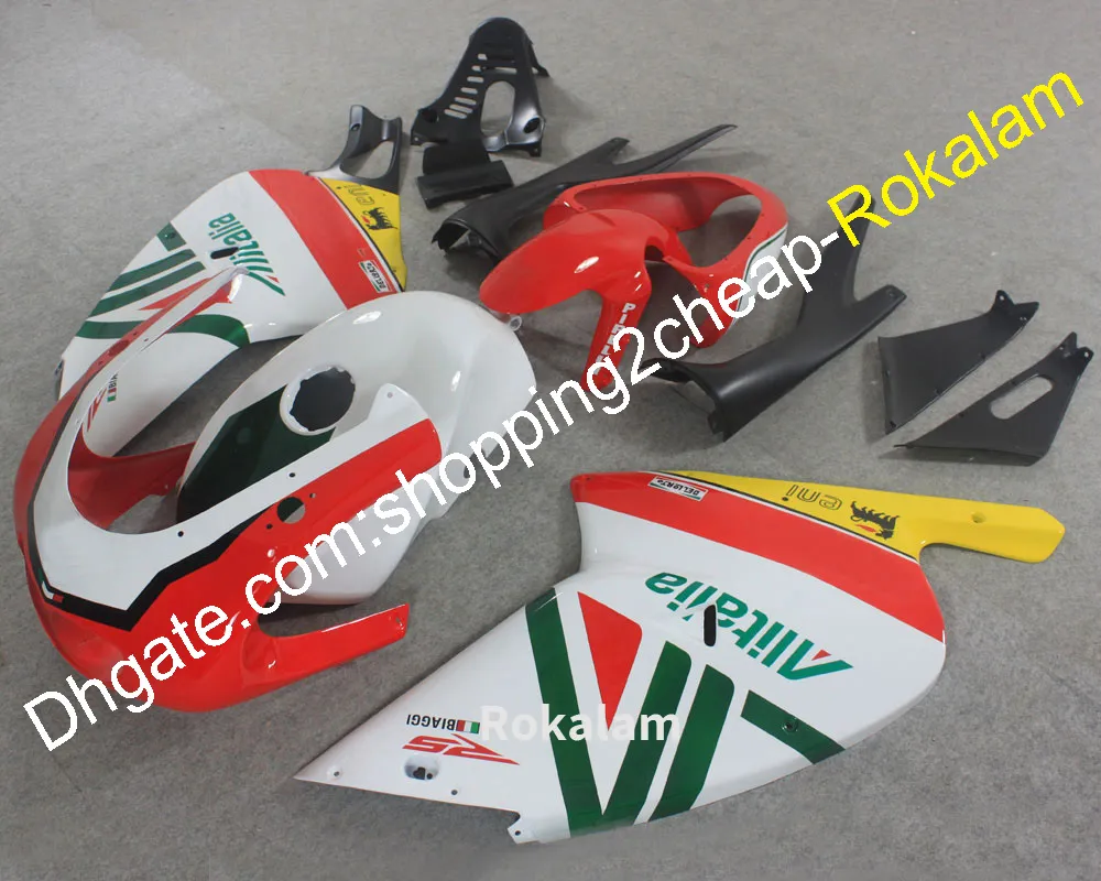 RS125 Bodywork Kit för Aprilia Cowling R S 125 2001 2002 2003 2004 2005 RS 125 motorcykeldelar Klassisk motorcykelfeok