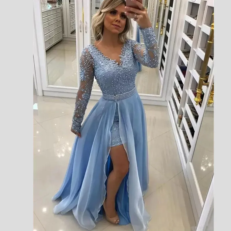 Vestidos de fiesta top con falda desmontable