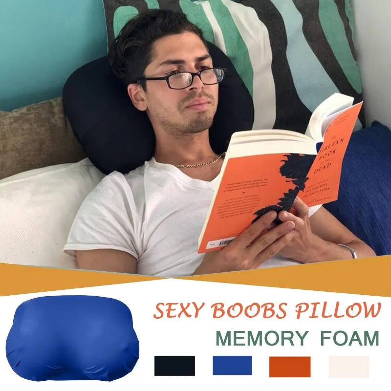 Novelty Throw Pillow Core Sofa Sexy Toys Gifts Boobs Skin Friendly
