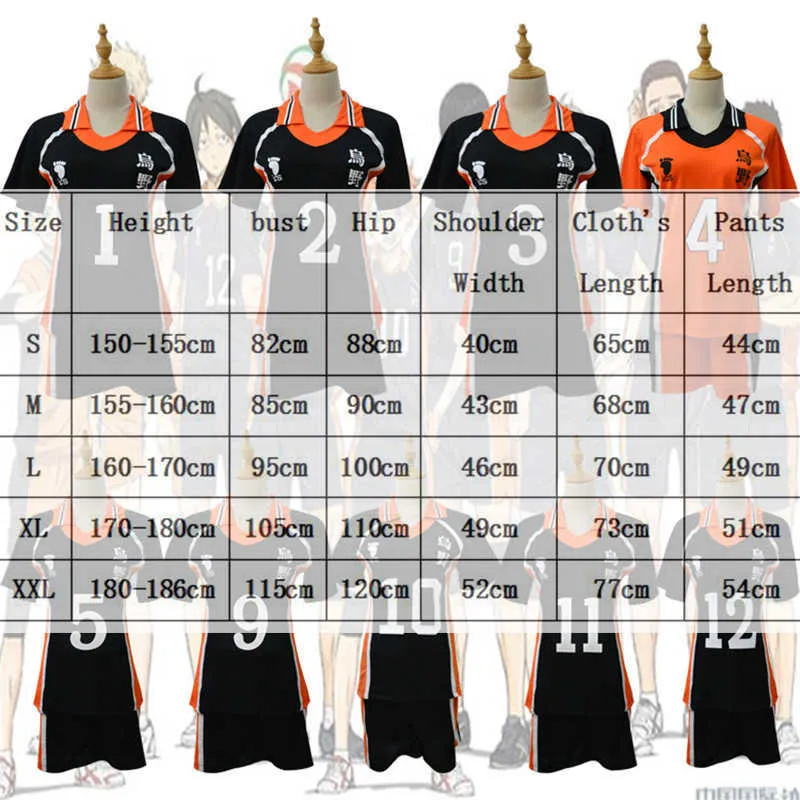 Haikyuu Cosplay Costume MSBY Волейбол клуб Karasuno средняя школа Shoyo Hinata Kotaru Bokuto Sportswear Jerseys Униформа Y0913