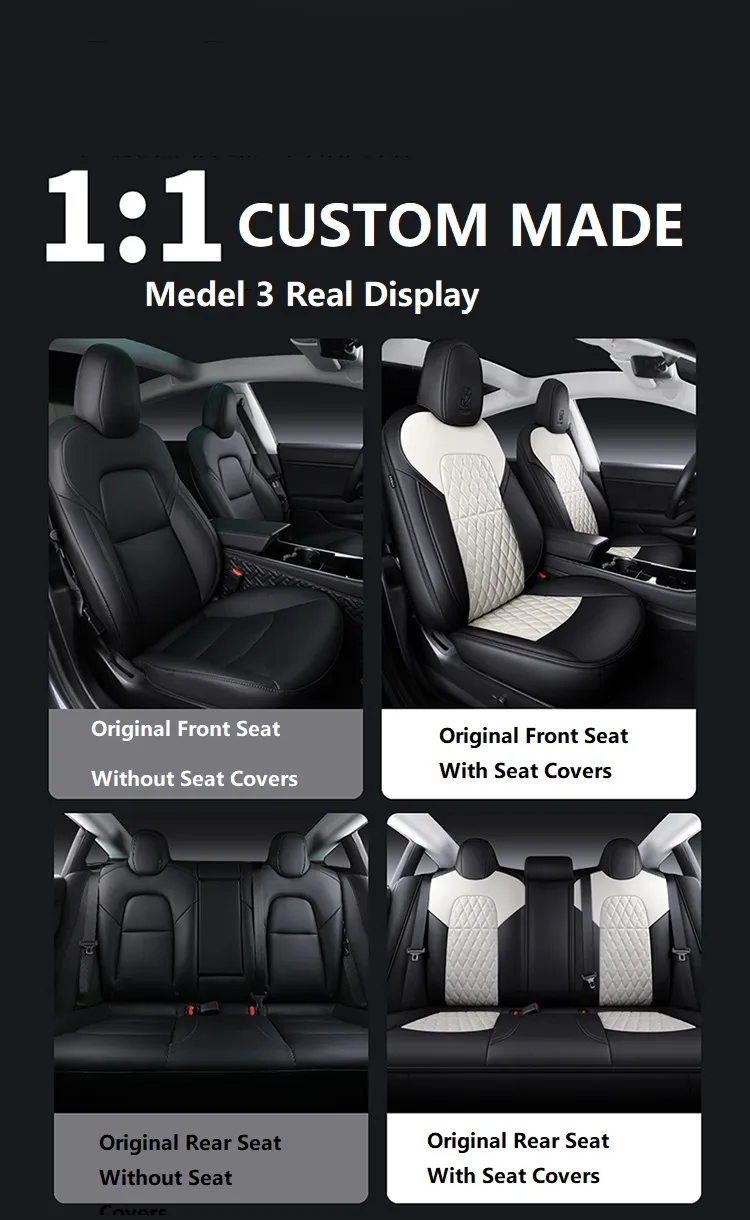 Custom Leather Green Seat Covers For Tesla Model Y/S 360 Degree Full  Covered Cushion For 5 Seaters High Quality Model 3 Only From Dhtrade88,  $188.93