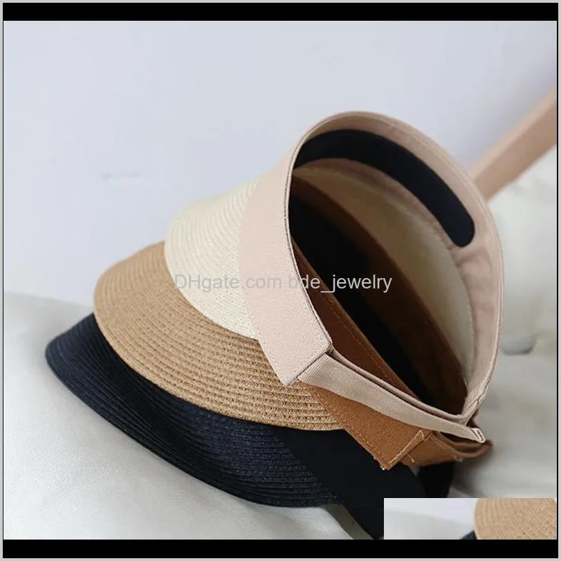 summer straw hats for women beach holiday caps hot womens straw hats sun visor hat adjustable with big heads wide brim outdoor