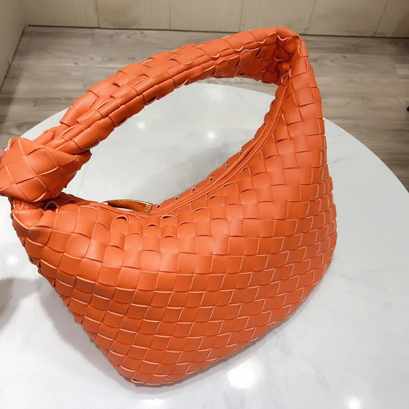 Women luxury designers evening bags handbag purse soft Lambskin Calfskin woven Mini jodie boho shoulder bag fashion leather Knotted strap crossbody totes wallet